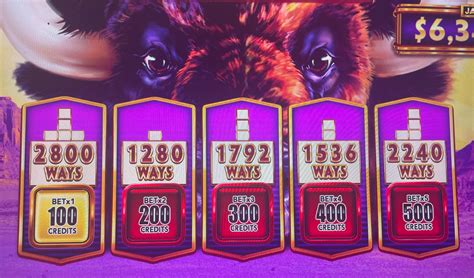 buffalo slot machine wins.